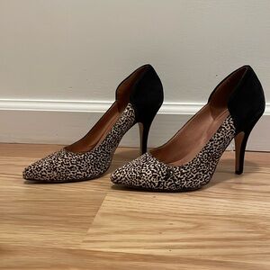 Madewell leopard Heels